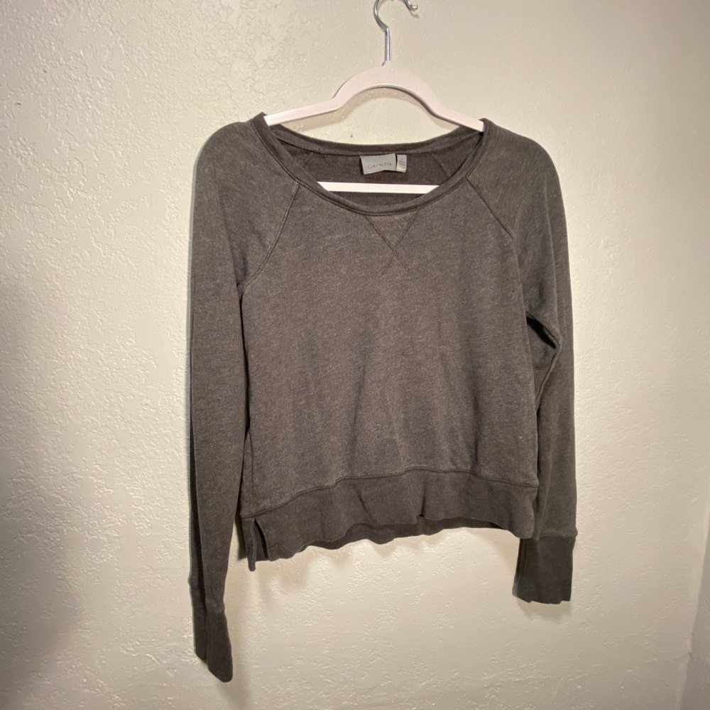 athleta Womens Sweater SzS Gray Color